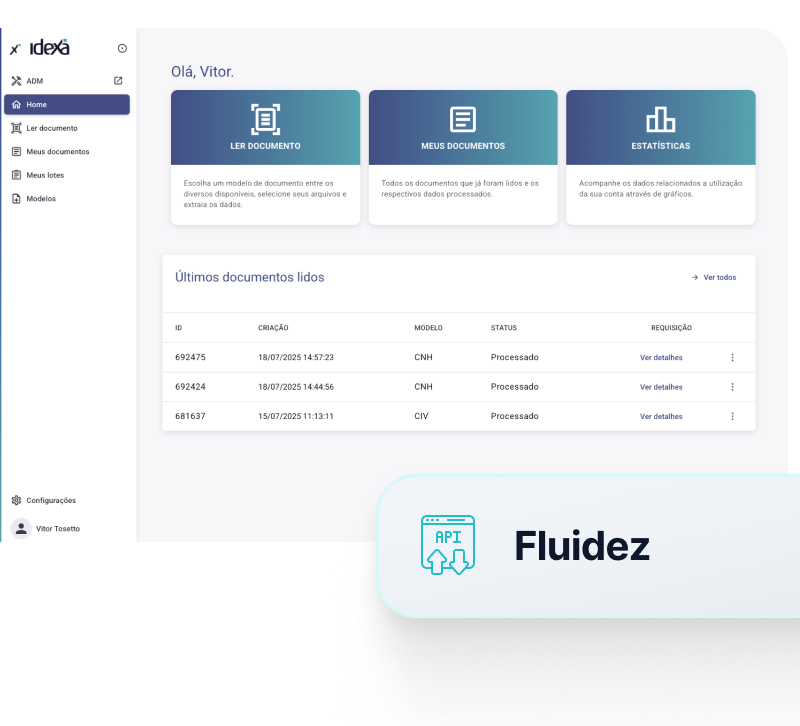 Integração via API